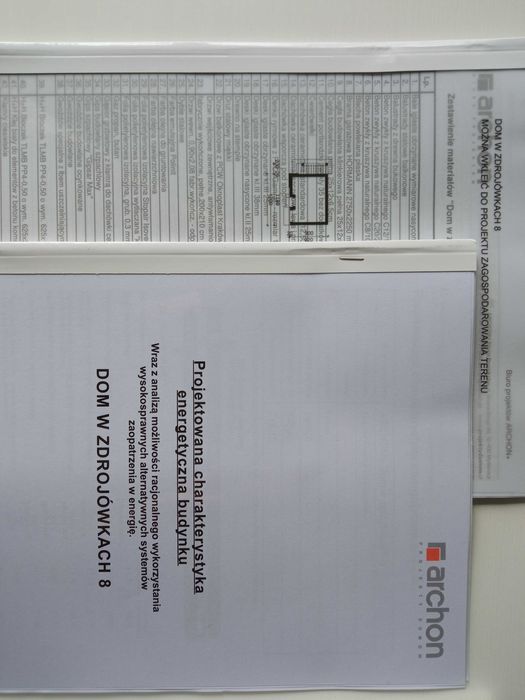 OKAZJA! Projekt domu, Dom w zdrojówkach 8 ARCHON 5 pokoi około 120 m2