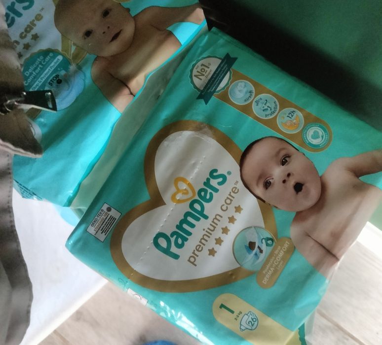 PAMPERS premium care 1 2-5kg wysyłka olx