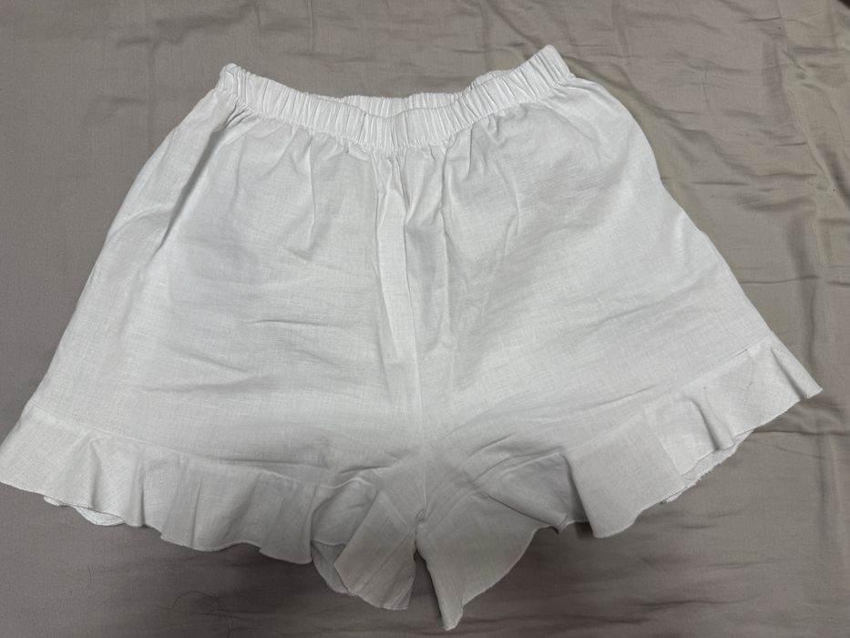 Костюм білий льняний