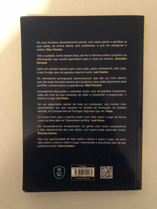 Livro Treinador Futebol - Descodificando o Treinador e o Jogo