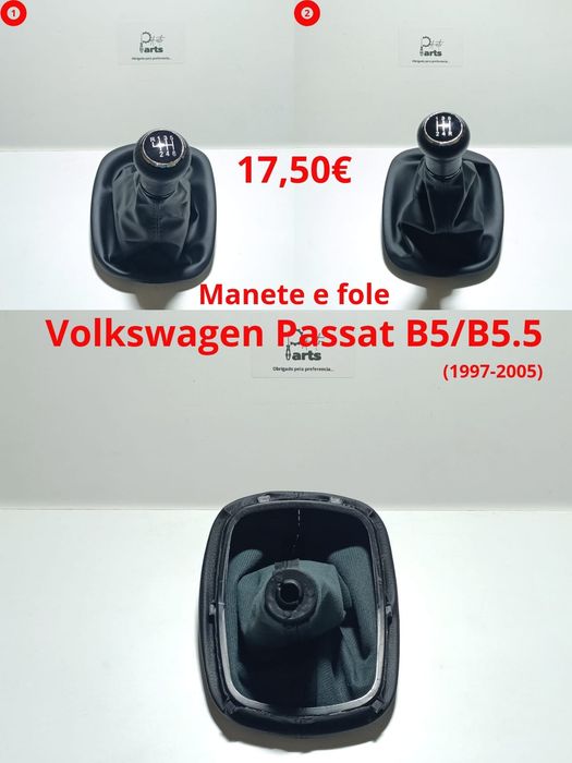 Manete/Moca de velocidades e fole Volkswagen 5V e 6V