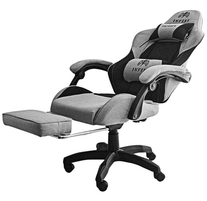 Fotel Gamingowy Infini ThrustX Light Gray