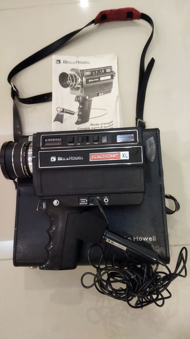 Máquina de filmar antiga