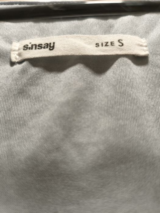 Niebieska sukienka ażurowe wzory sinsay s m 36 38 baby blue