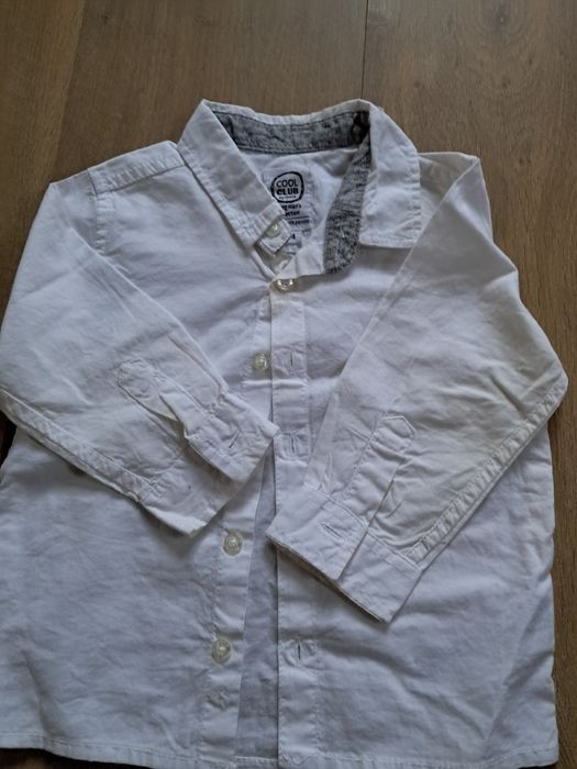 Koszule chłopięce 80, 9-12 miesięcy