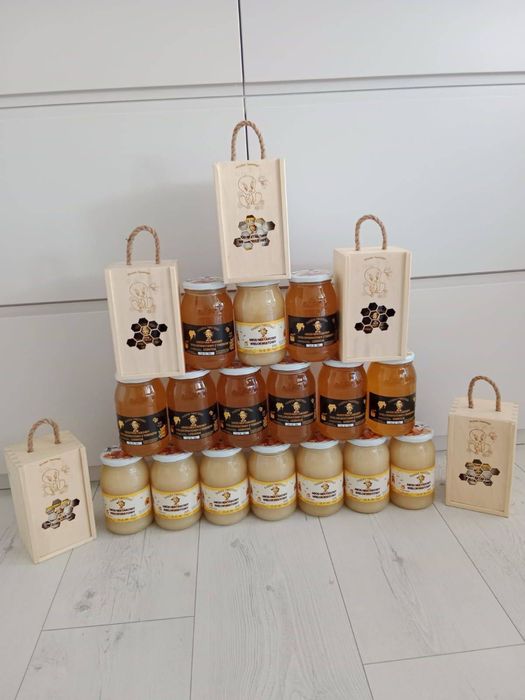 Miód z wlasnej pasieki