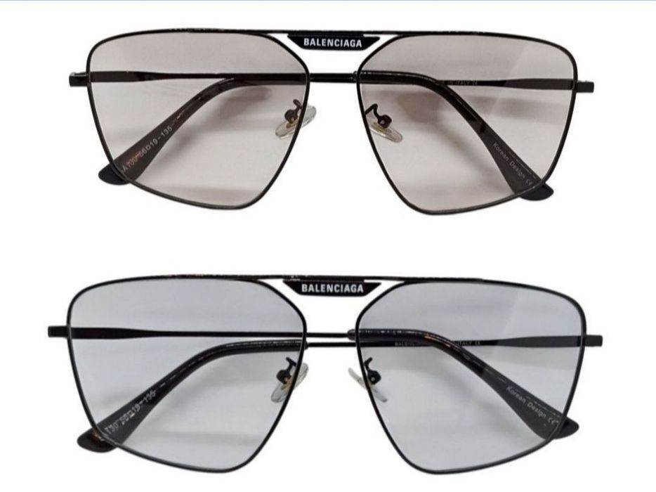 Balenciaga женские очки модные линзы серые и коричневые полупрозрачные