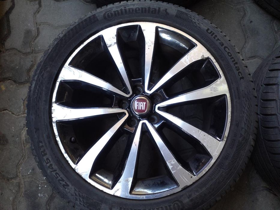 Jantes Fiat R17 Com Pneus 225/45 Furação 5X98