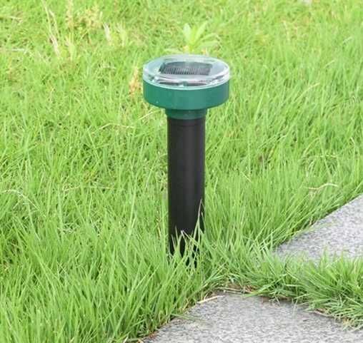 SILNY mocny ODSTRASZACZ kretów 2x solarny na krety myszy skuteczny