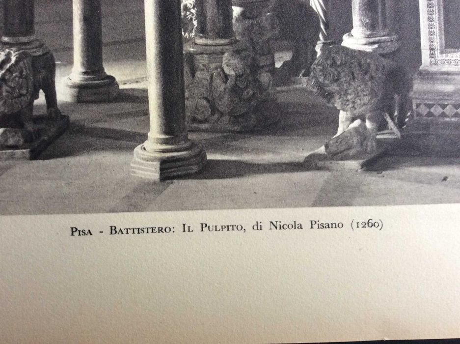 Arte italiana. Ano 1951. Descrição na margem inferior da 2ª imagem.