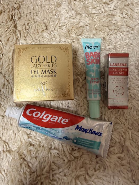 Косметика для лица, блеск, тоналка, маска, крема