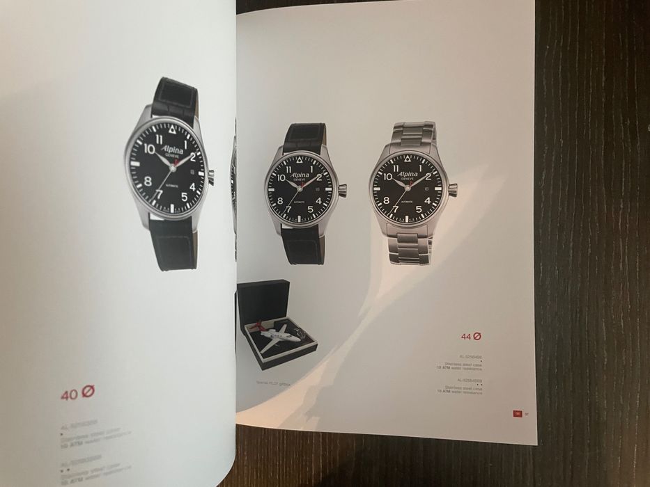 Katalog zegarków marki ALPINA 2012