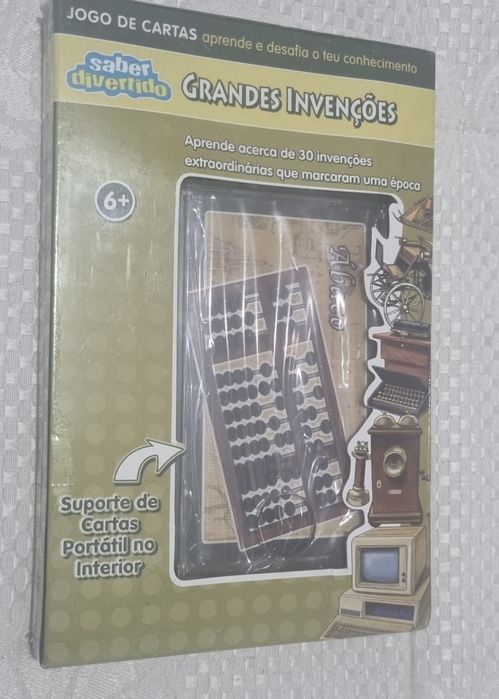 Jogo cartas grandes invenções
