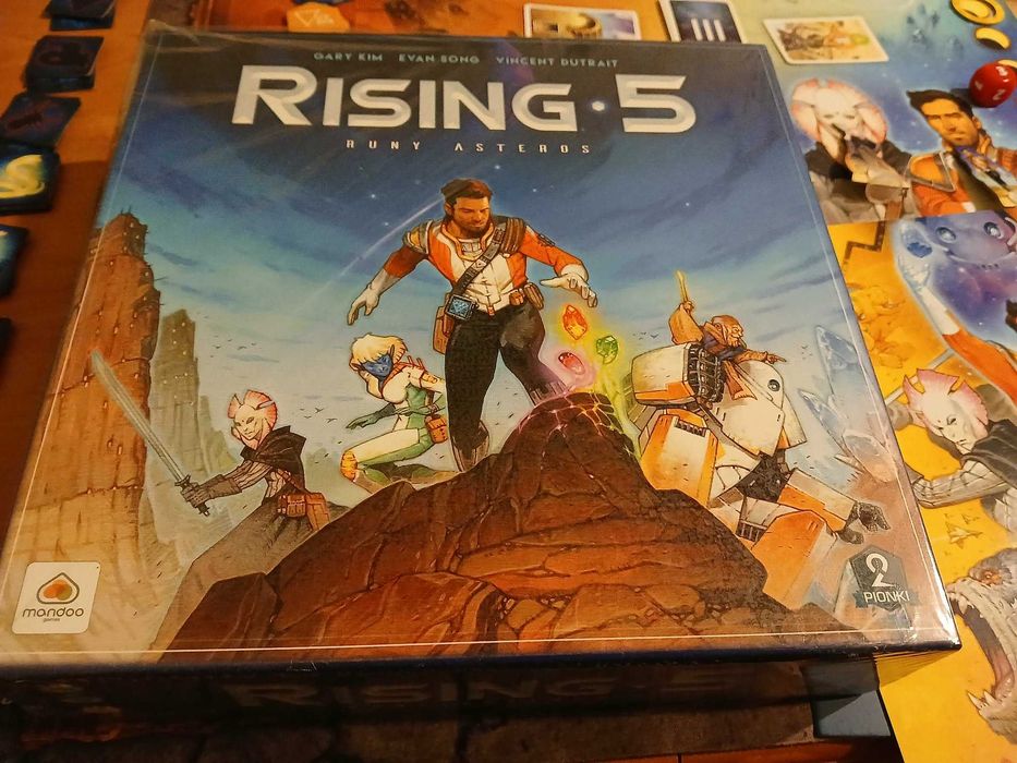 Rising 5: Runy Asteros - gra planszowa, wersja PL + bonus