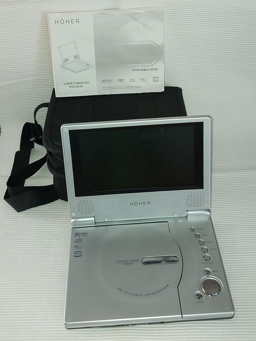 Dvd portátil Höher com acessórios