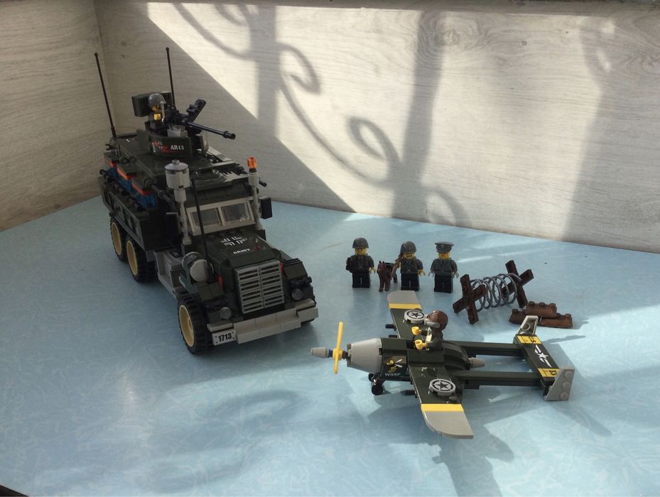 Lego аналог Enlighten brick combat zones союзники против немцев