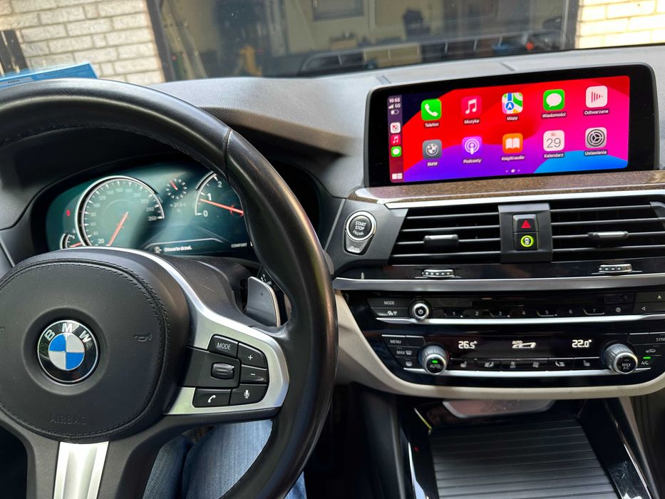 Aktywacja Carplay BMW G11 G30 G01 Mapa Europy EVO Konwersja USA/EUROPA