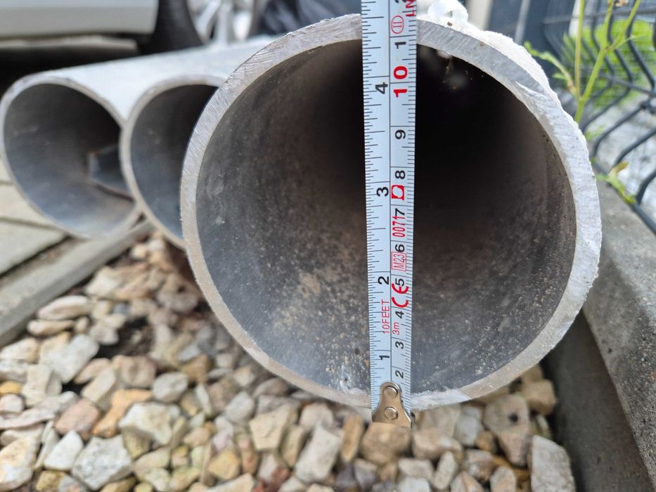 Rury aluminiowe szerokość 12cm