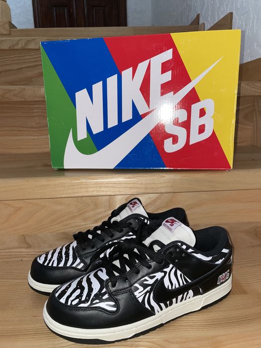 Quartersnacks × Nike SB Dunk Zebra First Look: Quartersnacks x Nike SB Dunk Low 