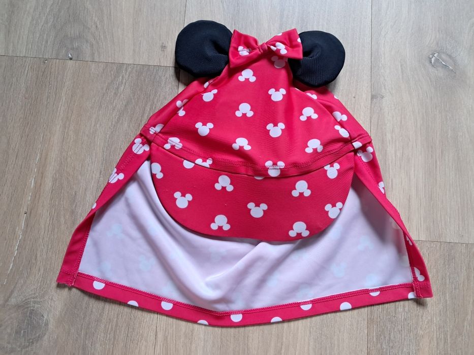 Czapka kąpielowa ochrona karku myszka minnie 4-5 lat 104-110 nad wode