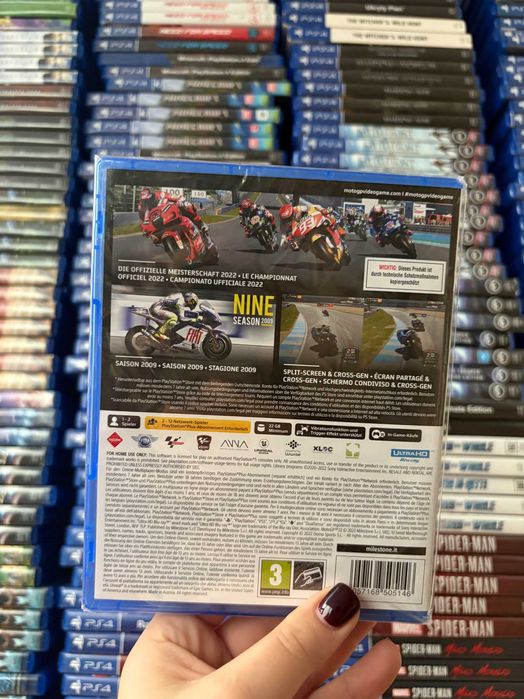 Гра MotoGP 22  на ps5, диск з грою на пс 5, ліцензія