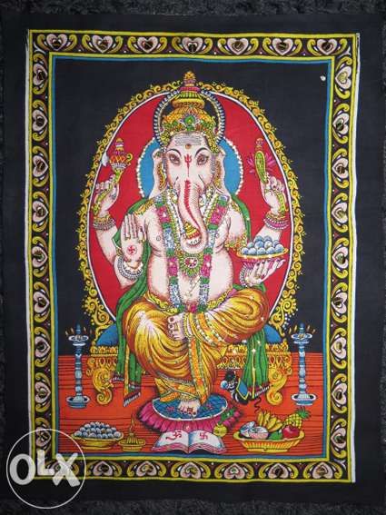 Tela com deuses hindus 55x40 cm (várias imagens)