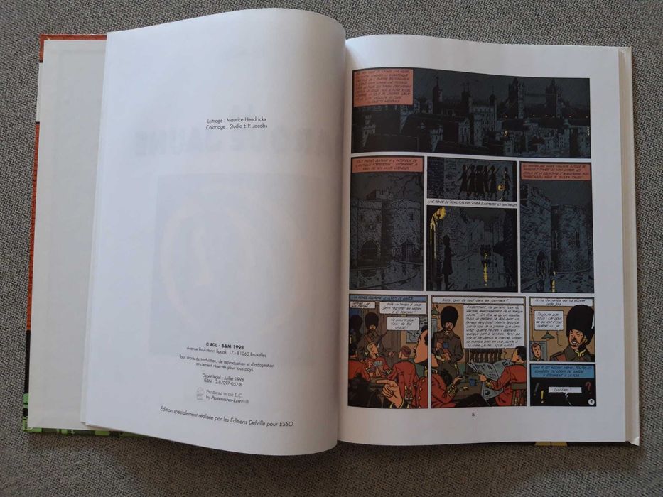 BD Blake e Mortimer "La marque jaune"