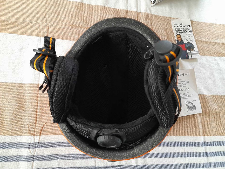 Black Crevice Dziecięcy kask narciarski Stubai XS 52-54cm