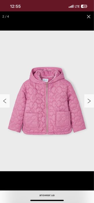 куртка mayoral для дівчинки