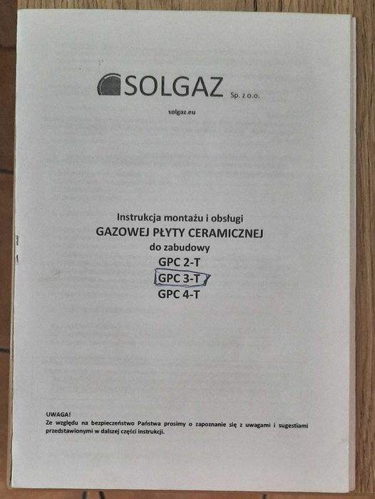 Ceramiczna Płyta Gazowa
