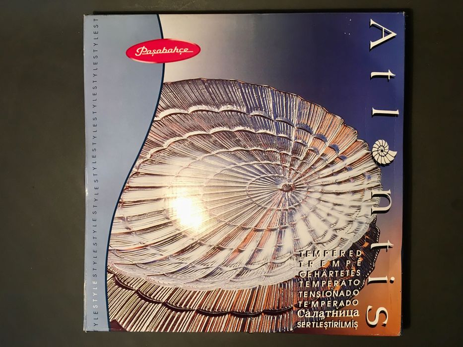 VIDRO TEMPERADO - travessa com 32 cm/s - sem uso