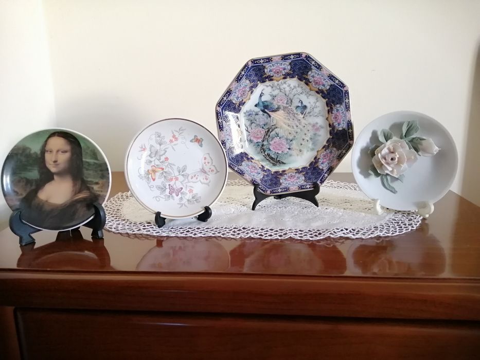 Pratos decorativos