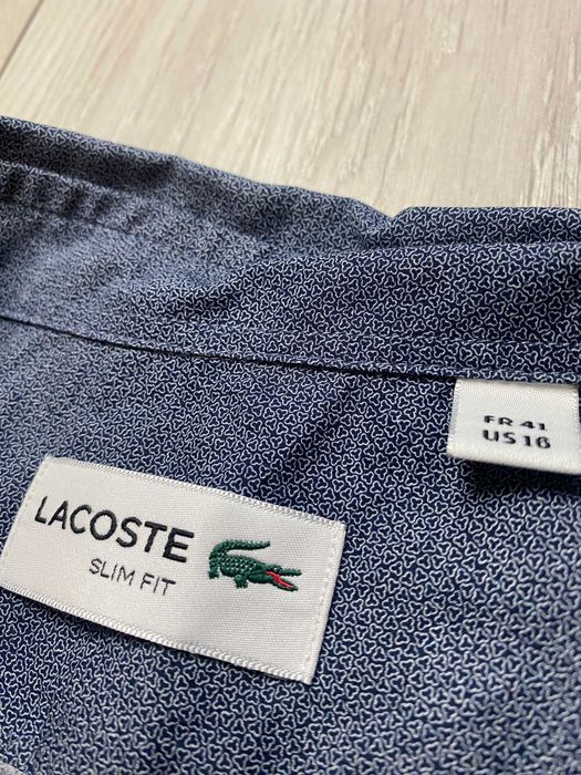 LACOSTE r.M oryginalna koszula męska stan BDB
