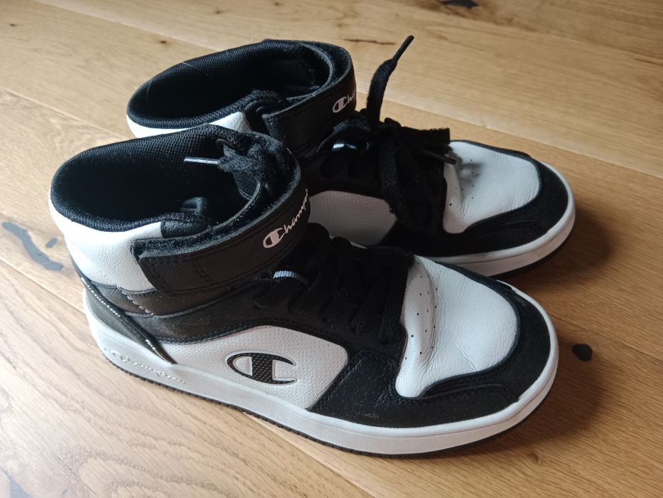 BUTY dziecięce CHAMPION MID wysokie ocieplane na rzep rozm. 36,5