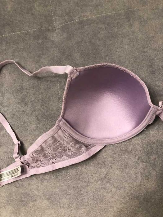 Nowy liliowy koronkowy biustonosz stanik 80B Primark