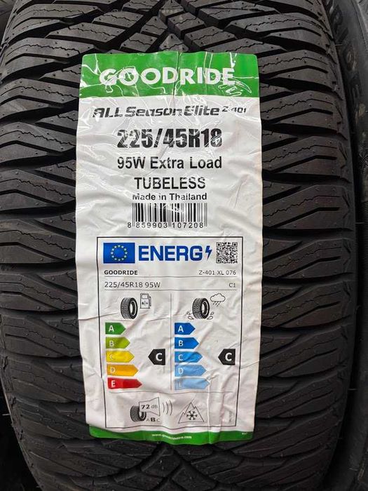 225/45R18 Goodride cztery nowe opony całoroczne
