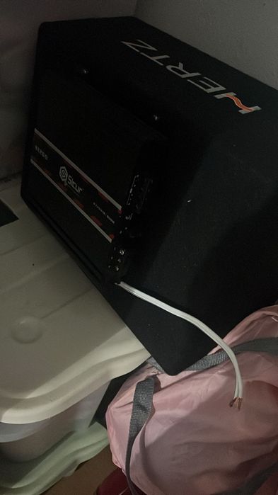 Subwoofer 600w mais amplificador