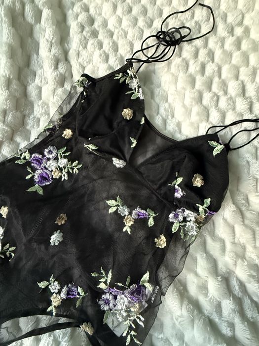 Body flower power L siateczks