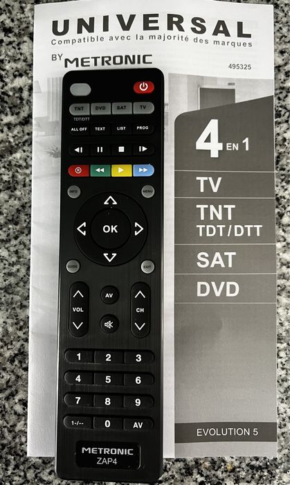 Comando á distância 4 em 1