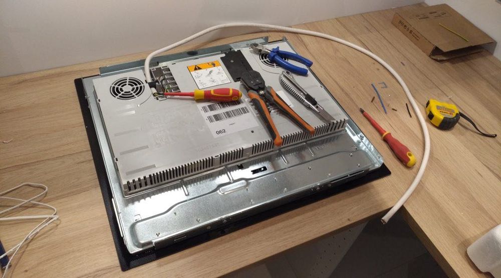 Podłączenie montaż instalacja płyty indukcyjnej z gwarancją