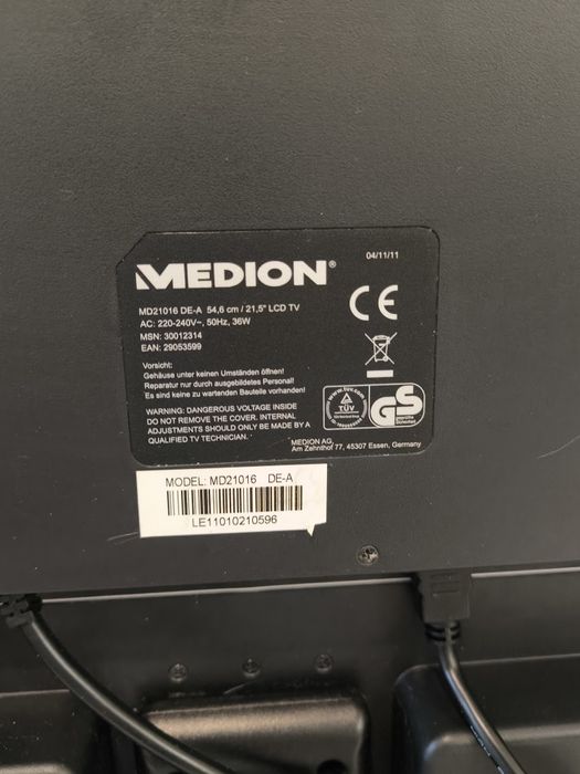 Телевизор Medion MD21016 22" HDMI USB | Рабочий