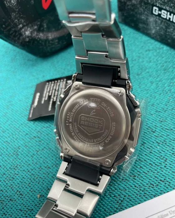 Наручные оригинальные часы Casio G-Shock GM-2110D-2B на Подарок