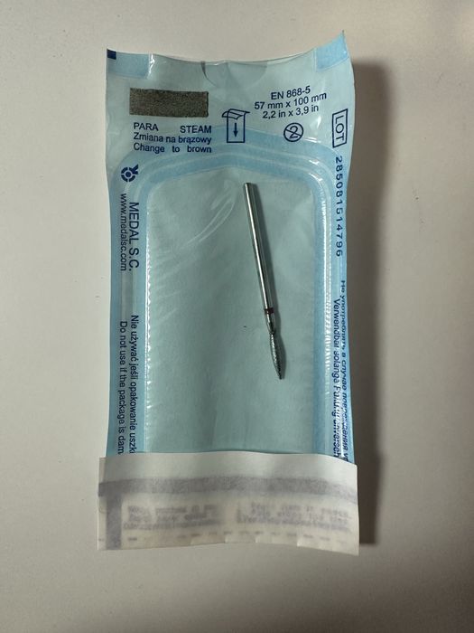 Frez łezka czerwona 10szt.