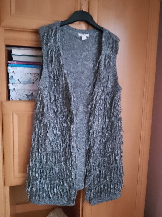 Sweter bezrękawnik damski