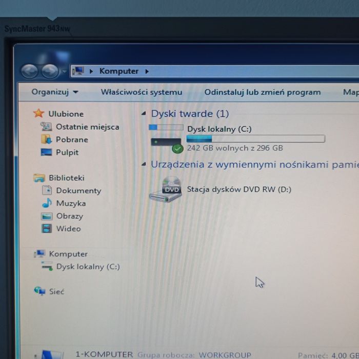 Sprawny komputer: AMD PRO A10-8750B 4x3,6GHz/RAM4/HDD320