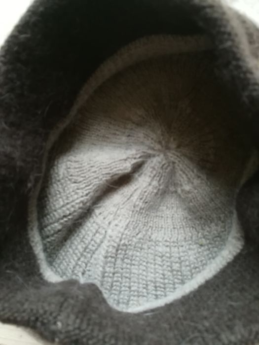 Ангоровий берет і шарф, комплект