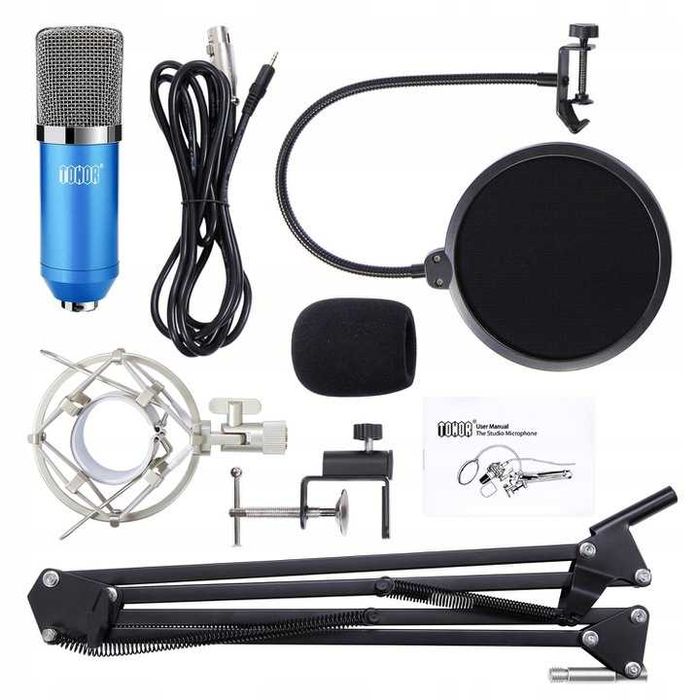 TONOR BM-700  Mikrofon na Regulowanym Ramieniu Nożycowym