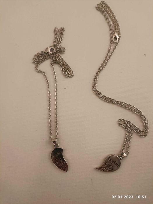 кулон для мамы и дочки, металлический спинер