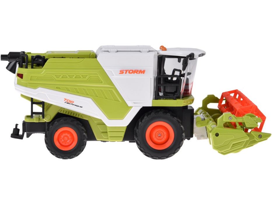 Duży Kombajn sterowany do zboża kukurydzy DYM światło dźwięk pilot