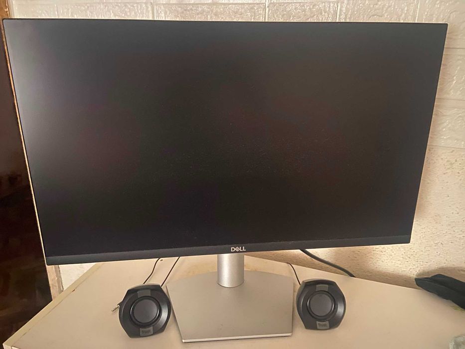 Monitor DELL 24" S2421HS (Ajustável) + Colunas de Secretária Trust